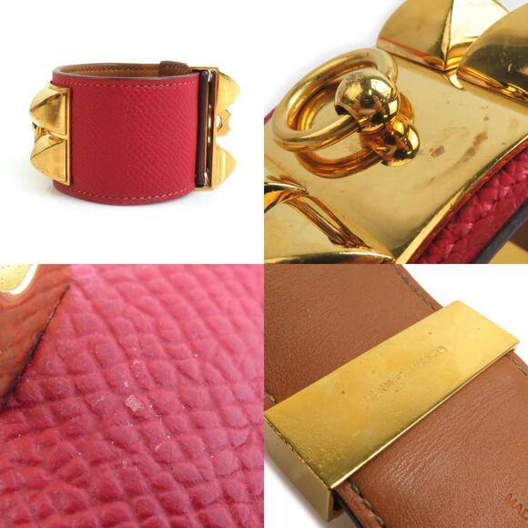 HERMES Red Charm Bracelet - Picture 4 of 5